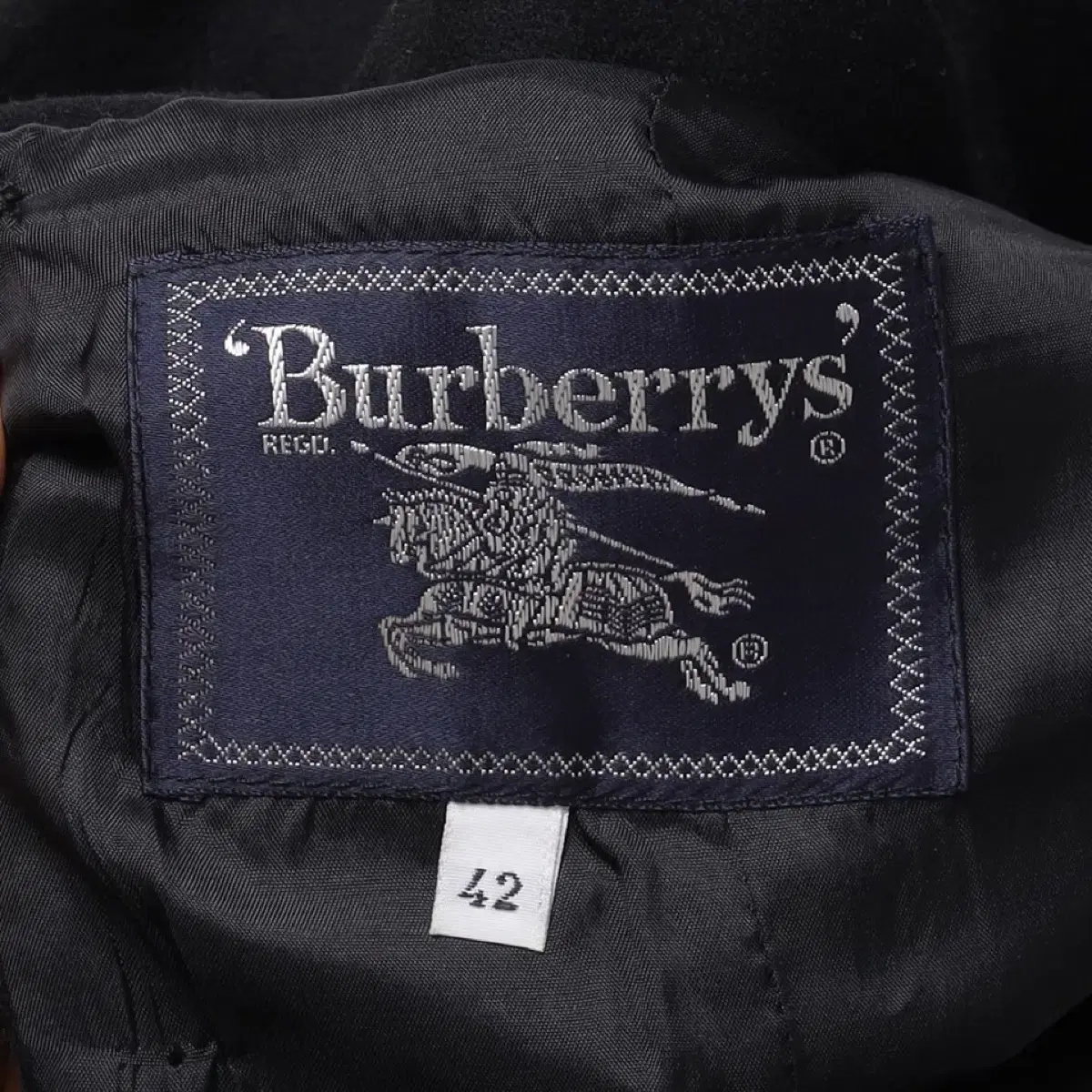 Burberrys Gold Button Double Breasted