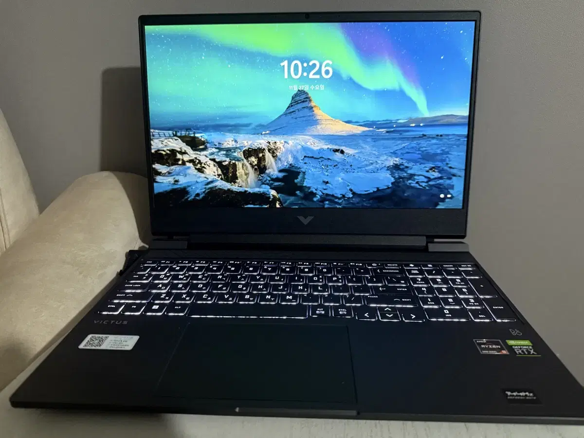 HP 빅터스 15 RTX 3050, 라이젠 5-5600H 노트북