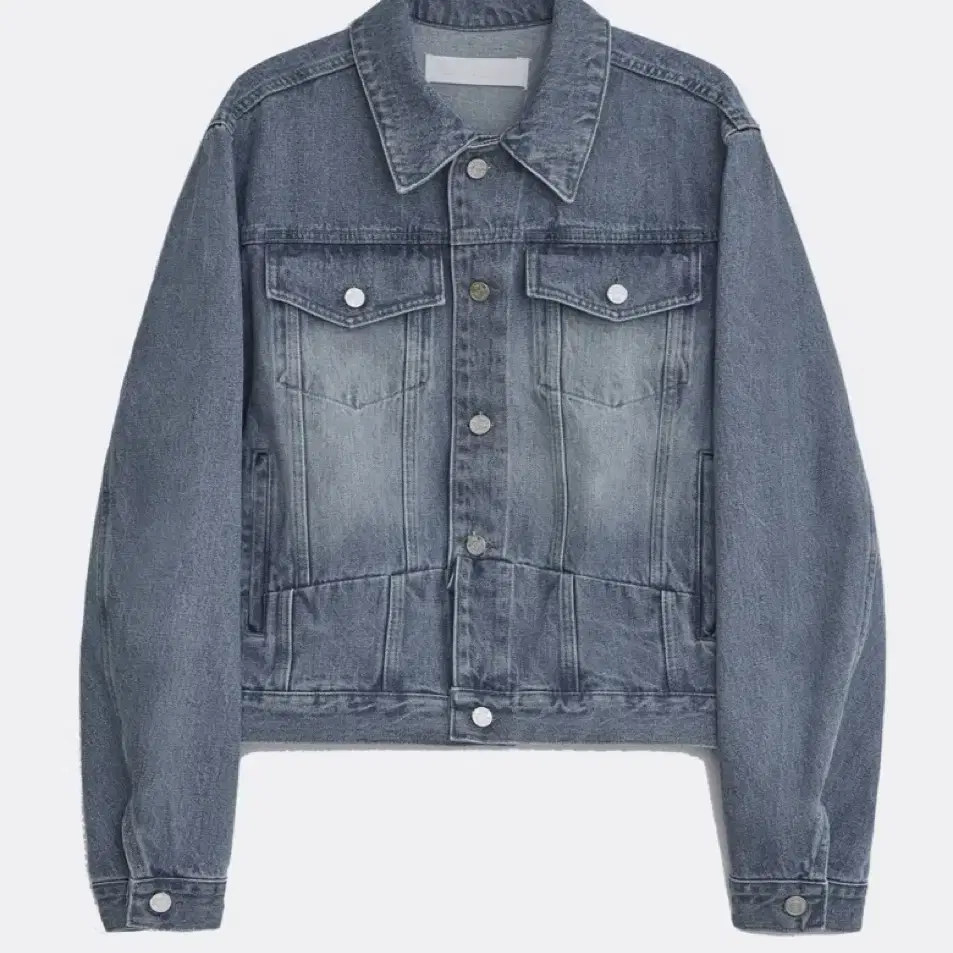 [L] EE 누마레 DIAGONAL CUT DENIM JACKET