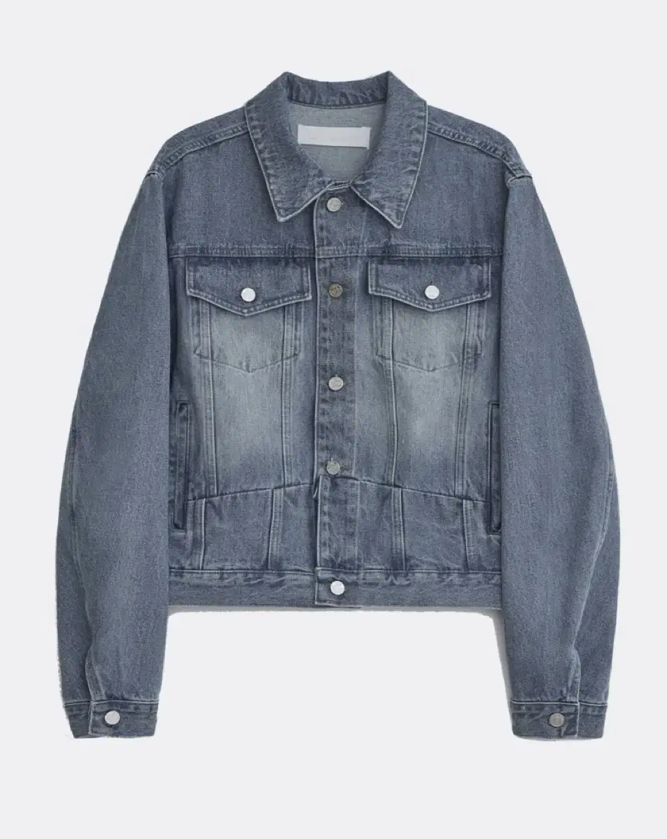 [L] EE 누마레 DIAGONAL CUT DENIM JACKET