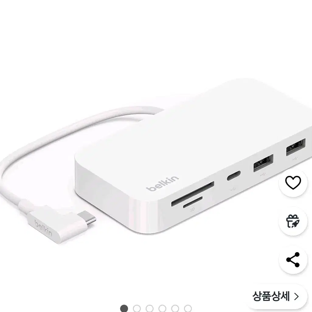 벨킨 6in1 usb c타입 허브 미개봉