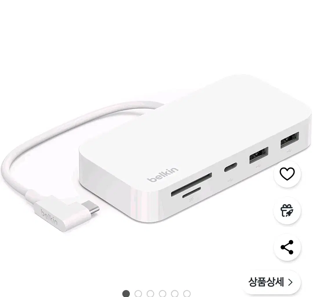 벨킨 6in1 usb c타입 허브 미개봉