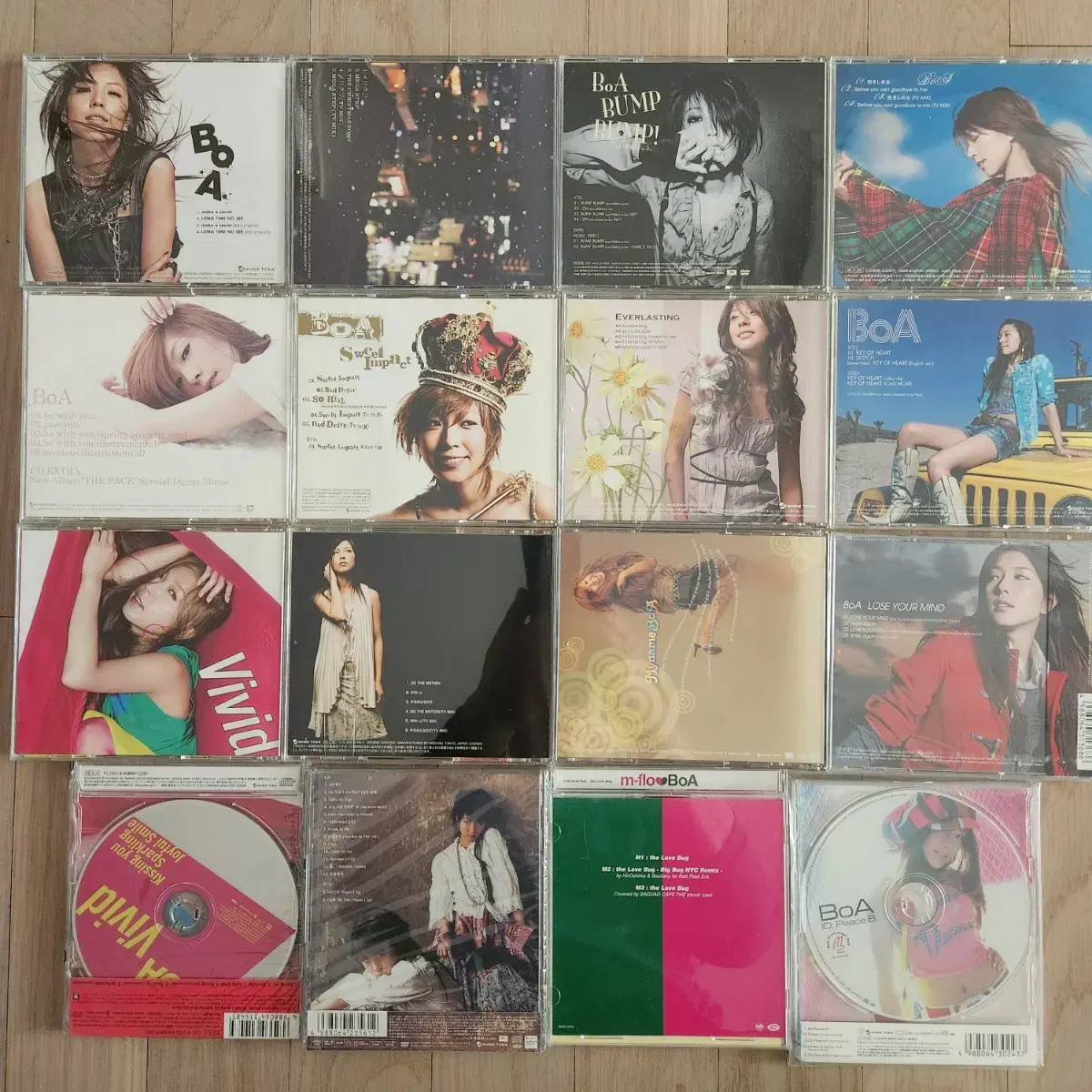 Boa(보아) 일본 한정반 CD&DVD 모음2 (22장)