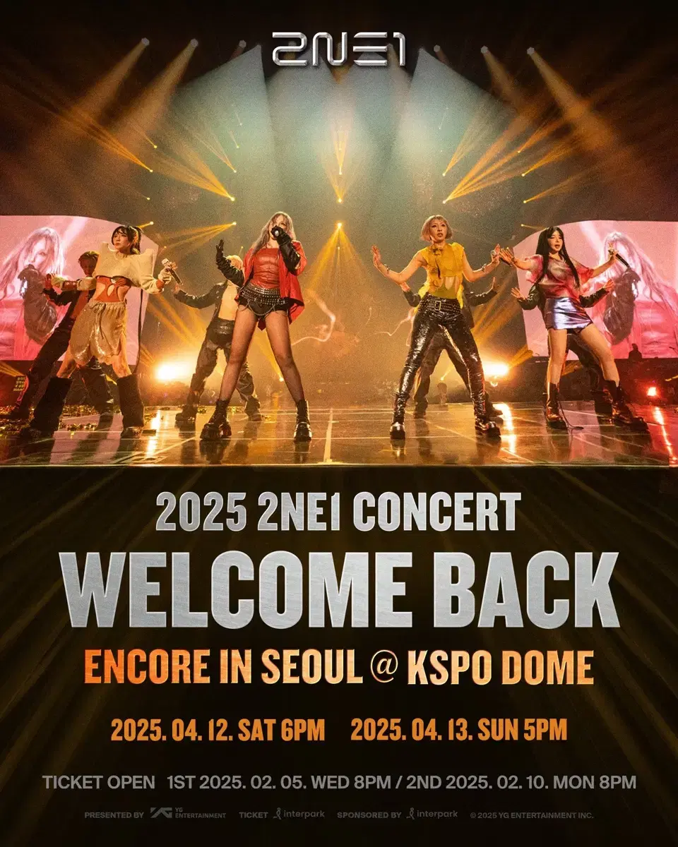 2NE1 Encore Encore Concert Ticket Reservation Dalty Mercenary Proceeding