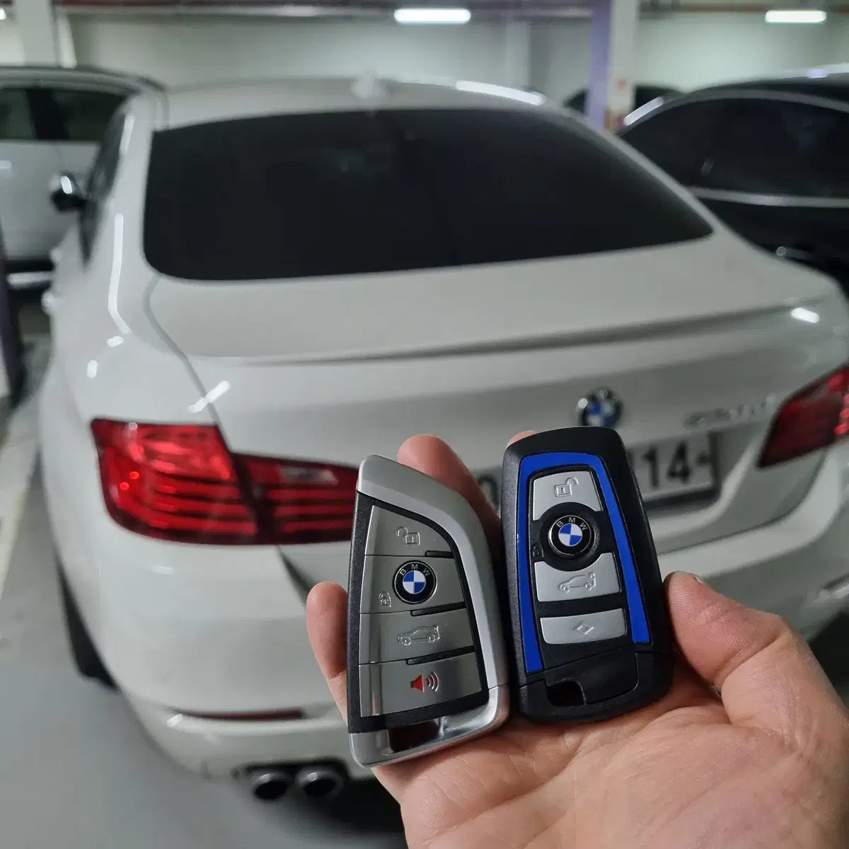 BMW F바디 구형 차키 분실시 최신형 G바디 칼키 칼날 스마트키 제작