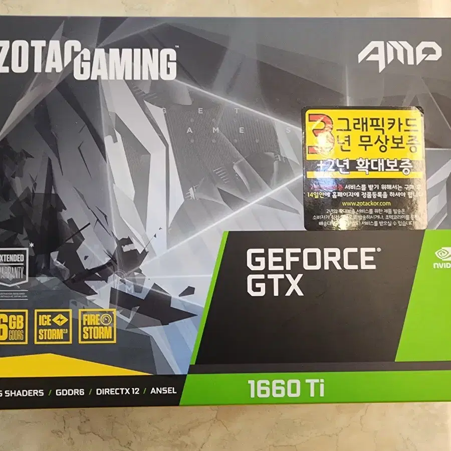 Zotac Gtx 1660 ti 그래픽카드 판매합니다