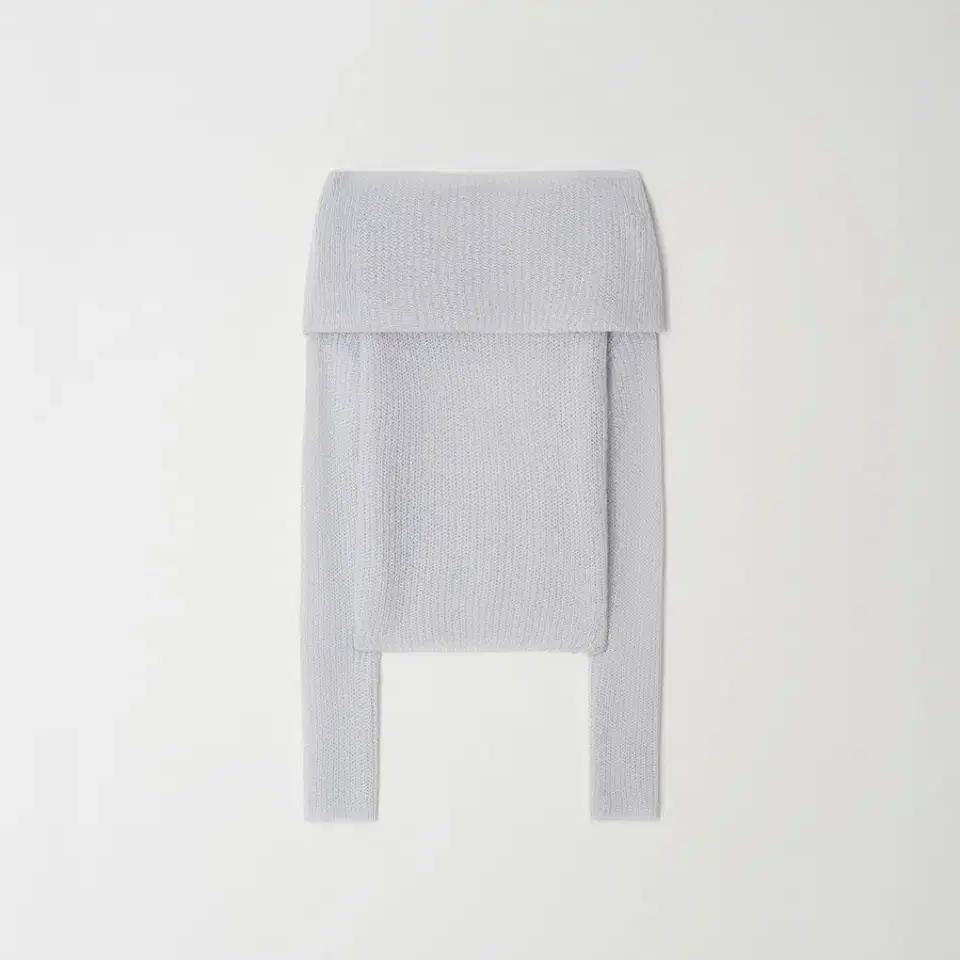 shop leeds 리즈 더위시 Milk offshoulder knit