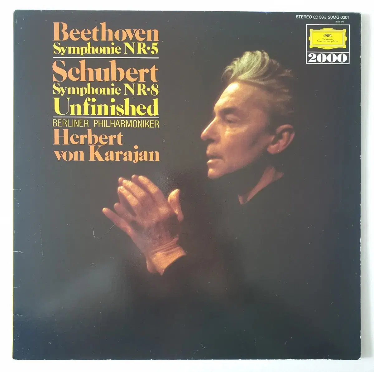 (LP) Beethoven Schubert Symphony Karajan