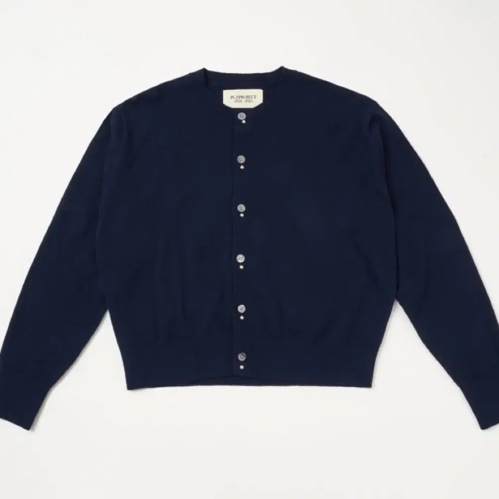 플리즈프로젝트 STUD BUTTON CARDIGAN, NAVY