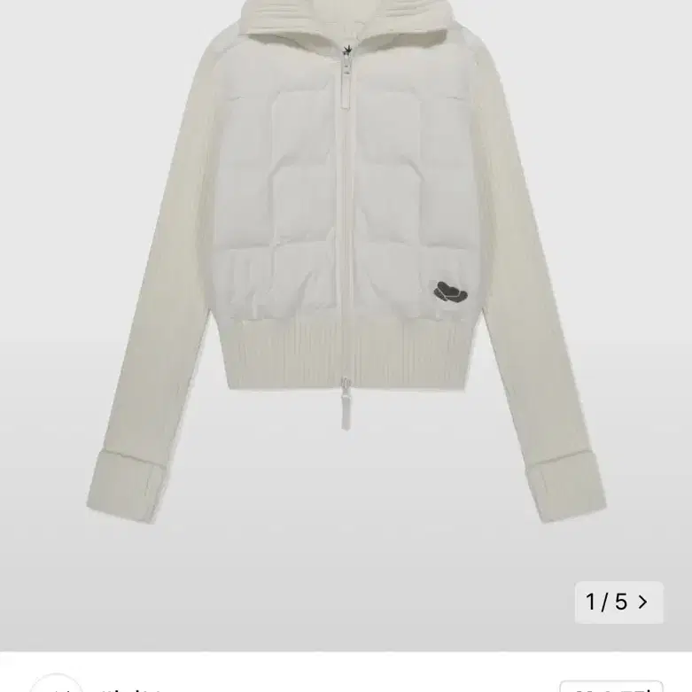 Heart Hybrid Down Jacket Ivory