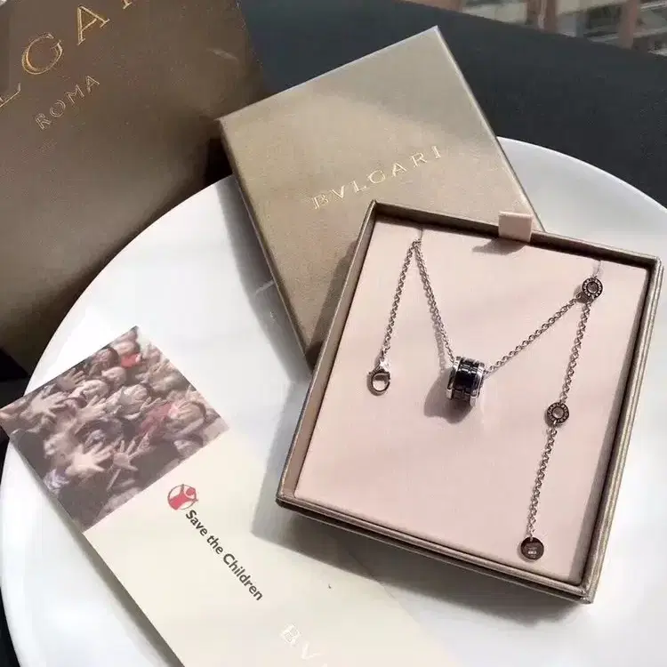 BVLGARI 불가리 여성 자선 블랙 세라믹 목걸이