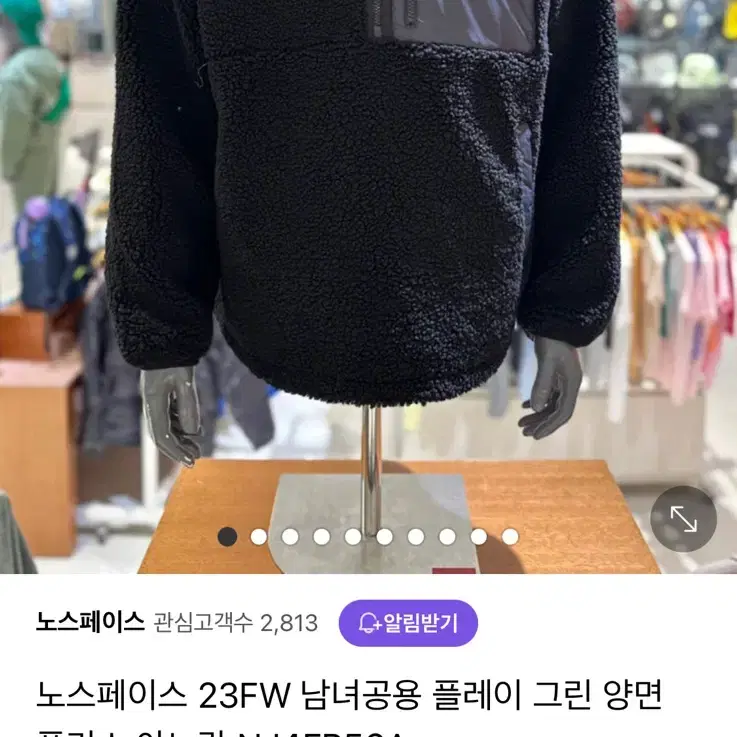 노스페이스 23FW 남녀공용 플리스 100(L) NJ4FP56A