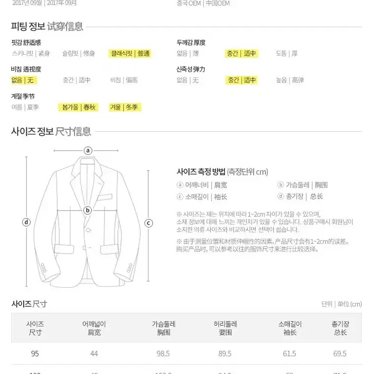 (105, 86) STCO 그레이 잔조직 패턴 울100% 정장 수트