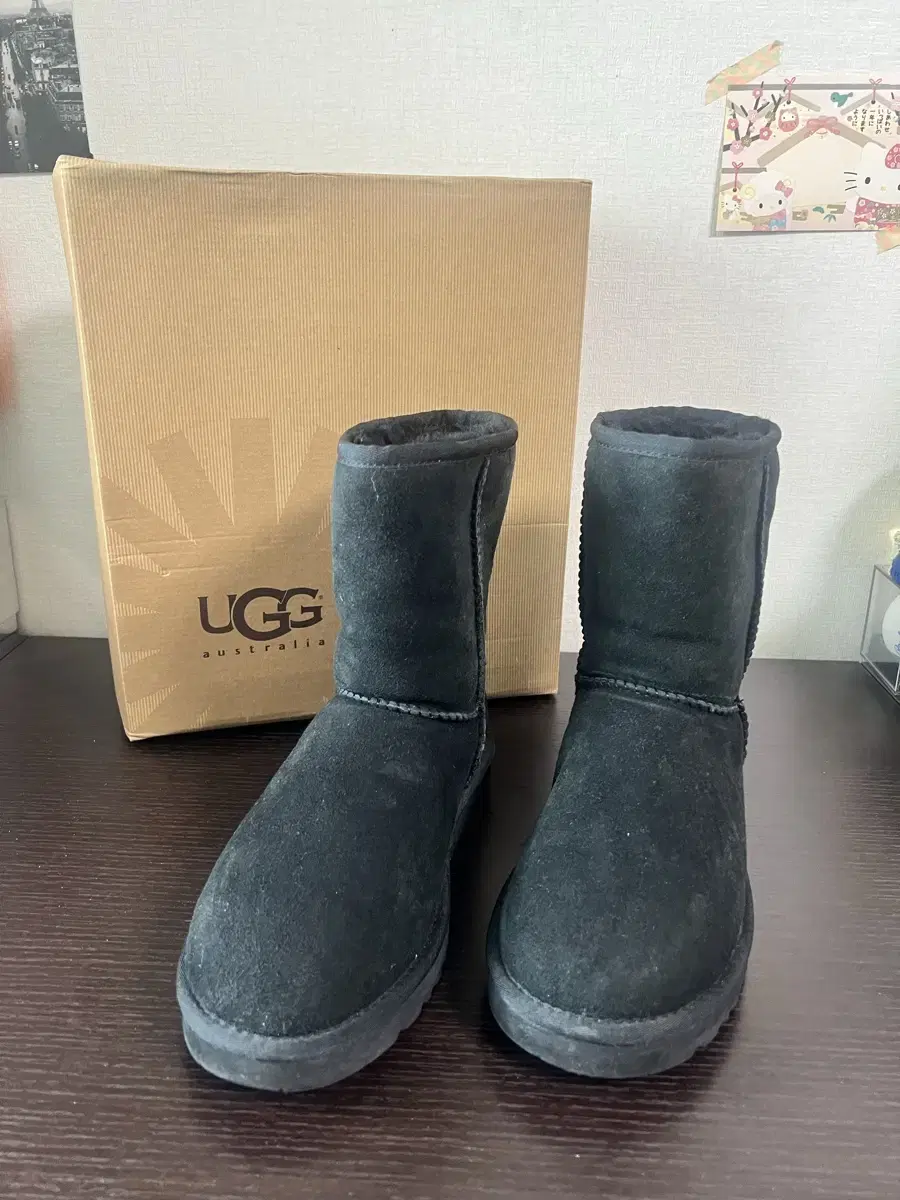 UGG 어그부츠 블랙 9싸이즈 260싸이즈