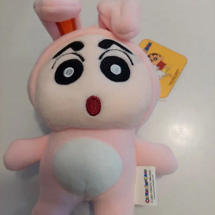 짱구 토끼VER 봉제인형 15cm 키링