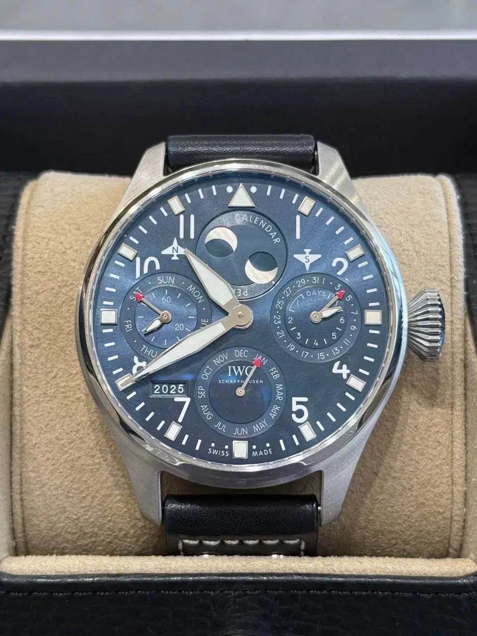 IWC 파일럿 워치 청판스틸PPC 46.2mm (IW503605)