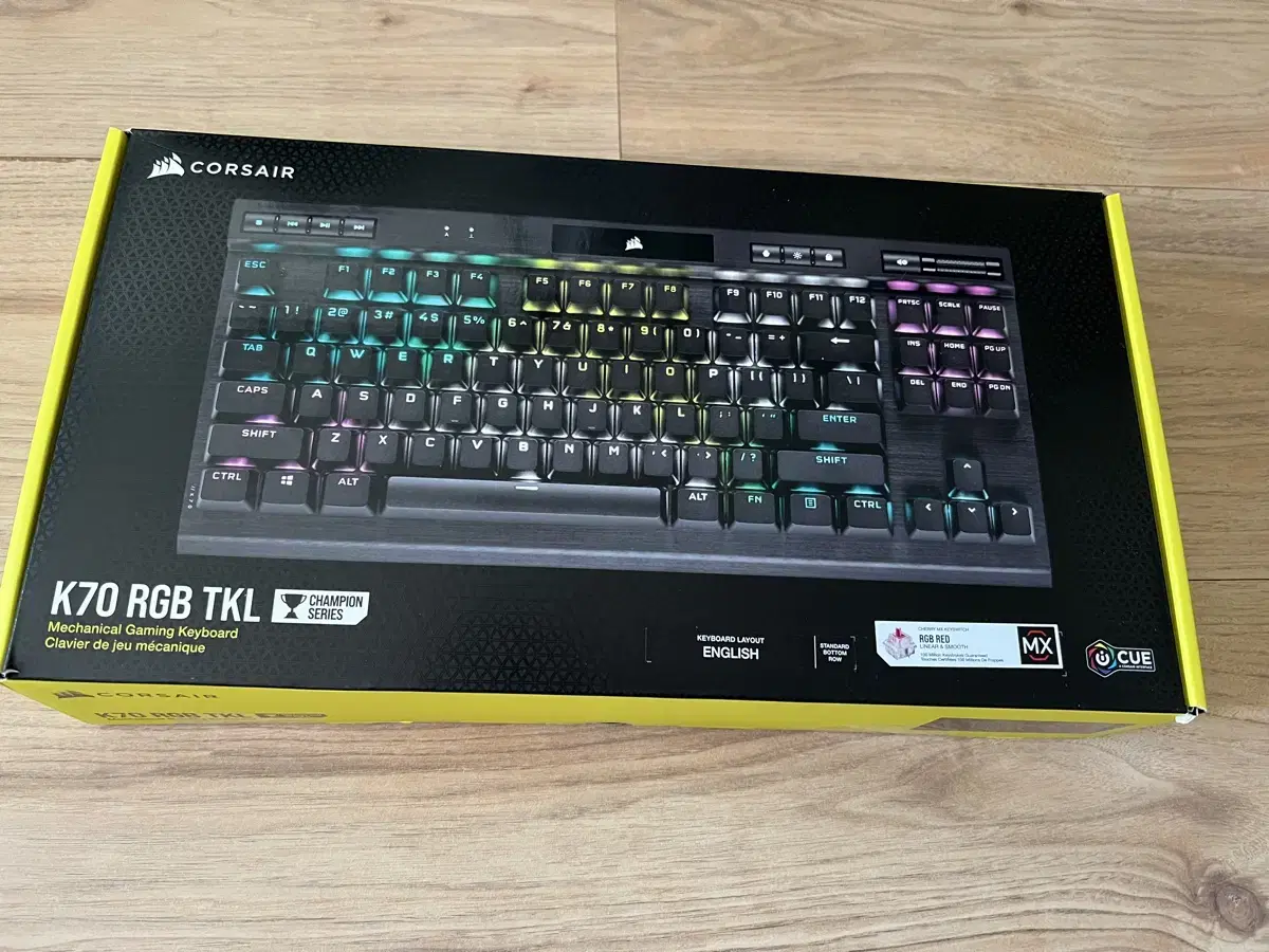 커세어 k70 rgb tkl 챔피언