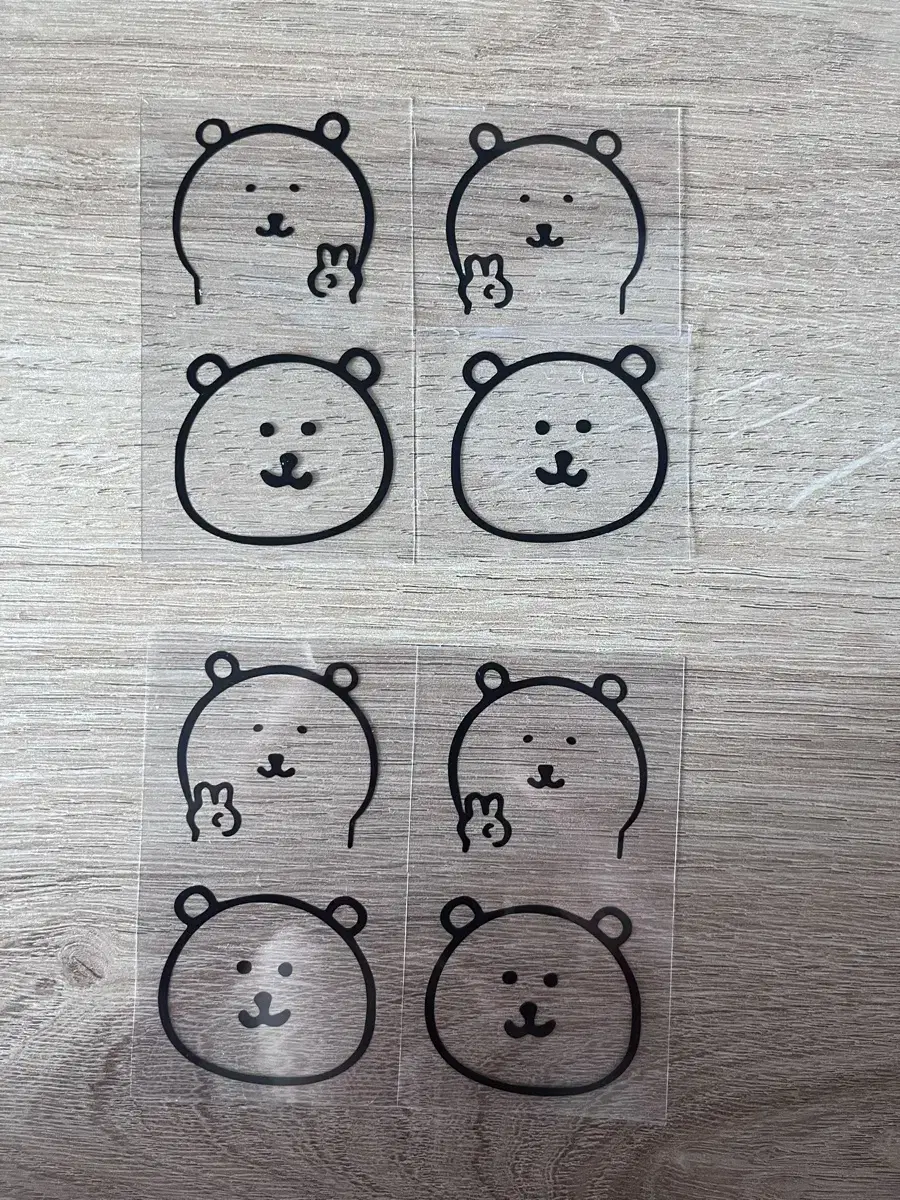 농담곰 얼굴 스티커 판매