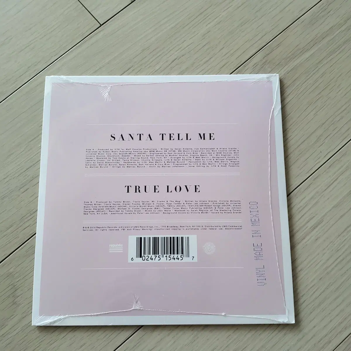 Ariana Grande 아리아나 그란데 Santa Tell Me LP