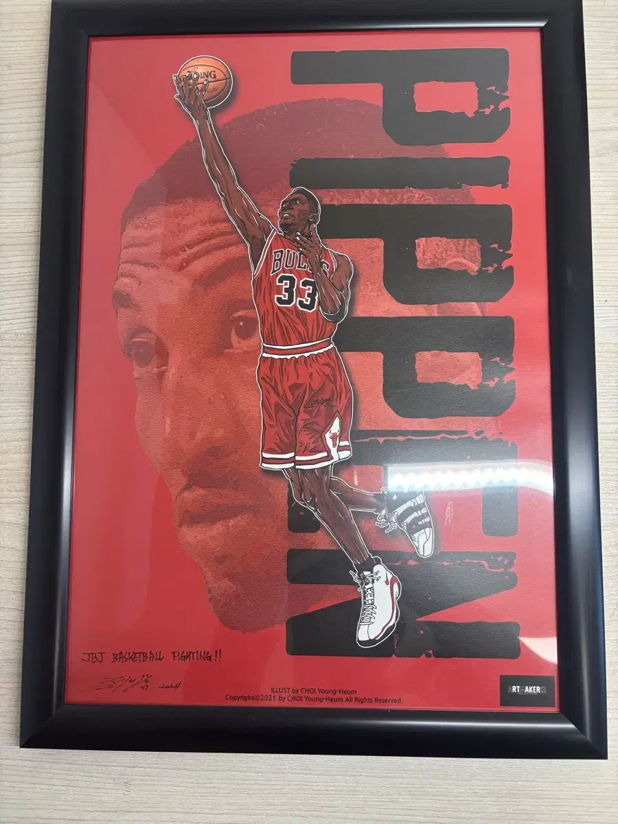 PIPPEN,마이클 조던   농구선수 액자