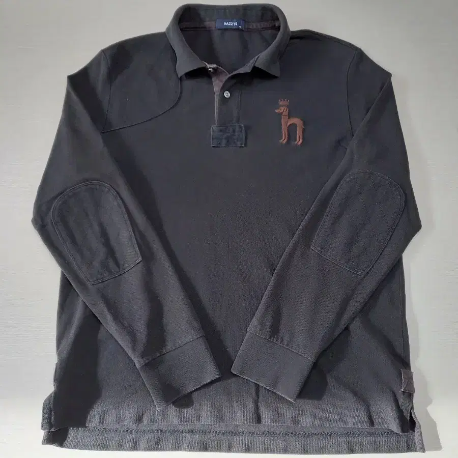 2XL110 HAZZYS 면 긴팔셔츠 블랙 2XL-37