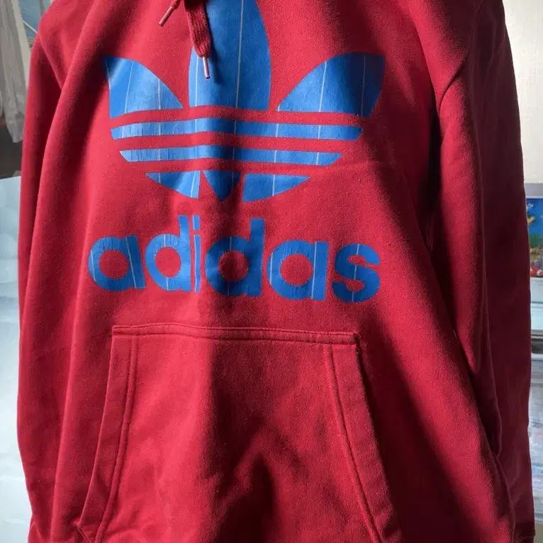 아디다스 adidas 후드티 (red)