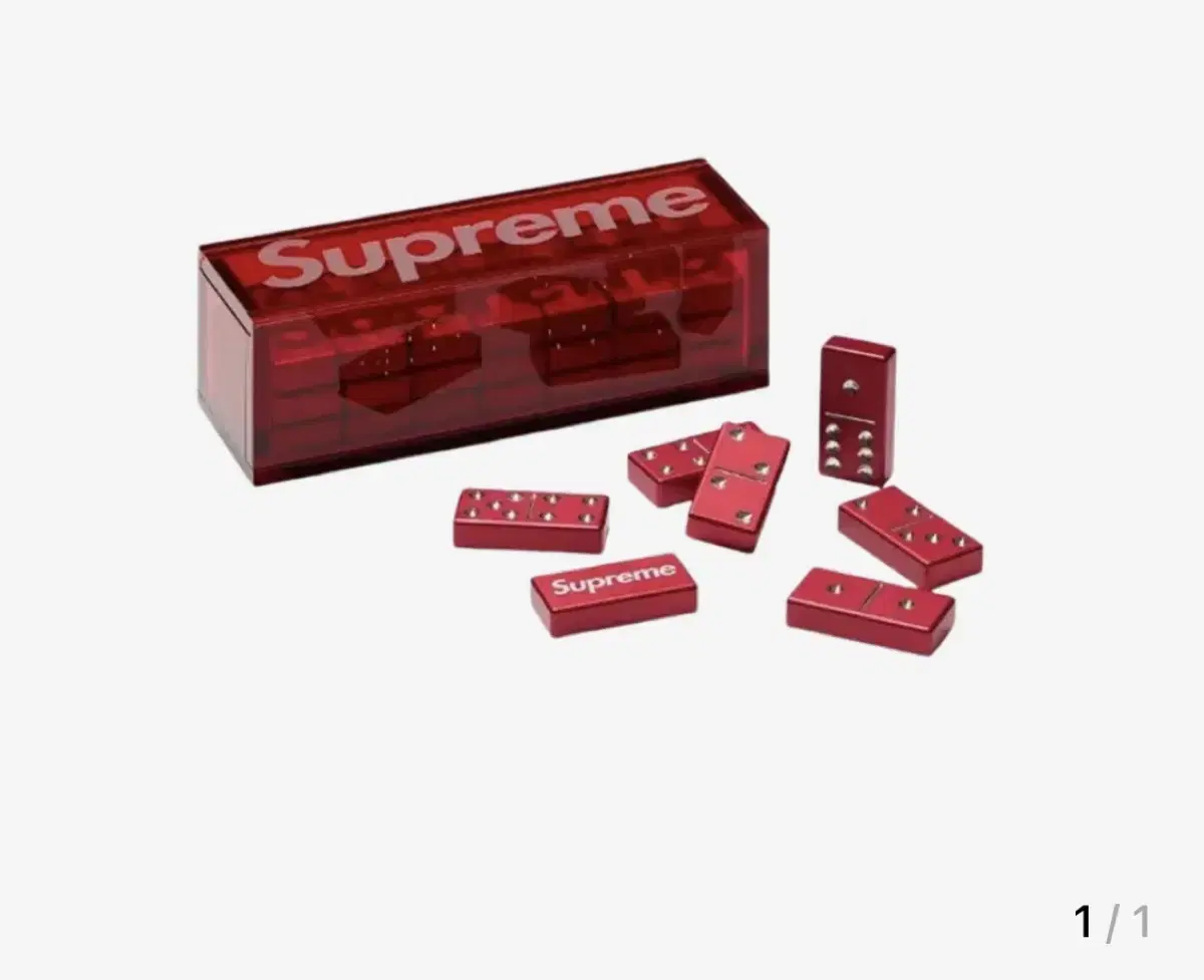 Supreme Aluminum Domino Set Red (22FW)