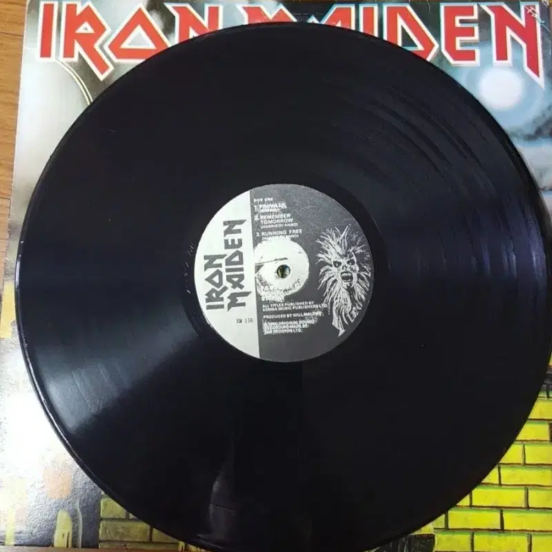 IRON MAIDEN LP2장(카피음반)