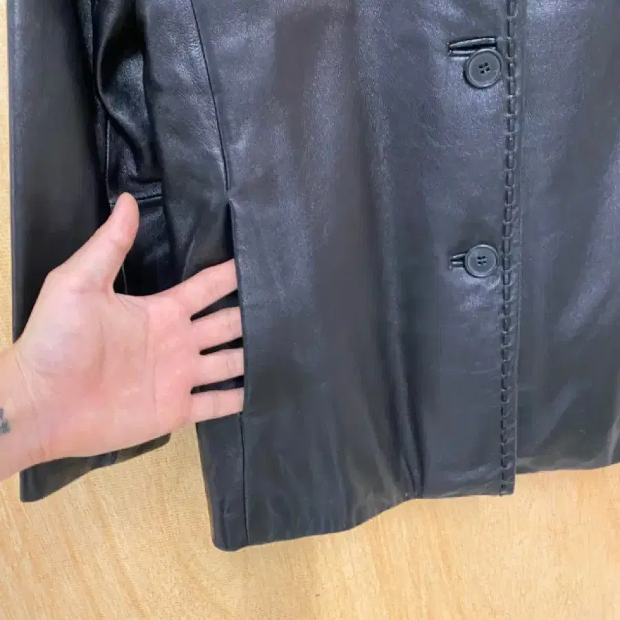 VTG stitch leather jacket