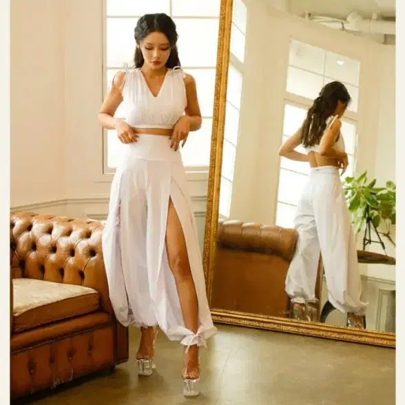 로뮤 폴웨어 Grecia - Long Pants-white 롱팬츠