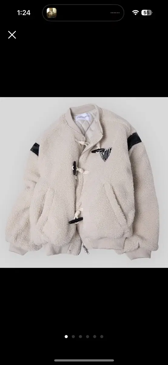 썸플레이스 Duffle Coat Fleece Varsity Zip-up