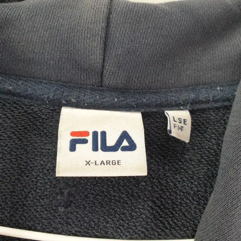 F3543 FILA 남XL LSE FIT 로고 후드 맨투맨/더크