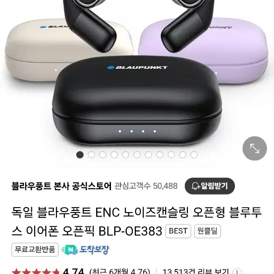 블라우풍트 블루투스 이어폰