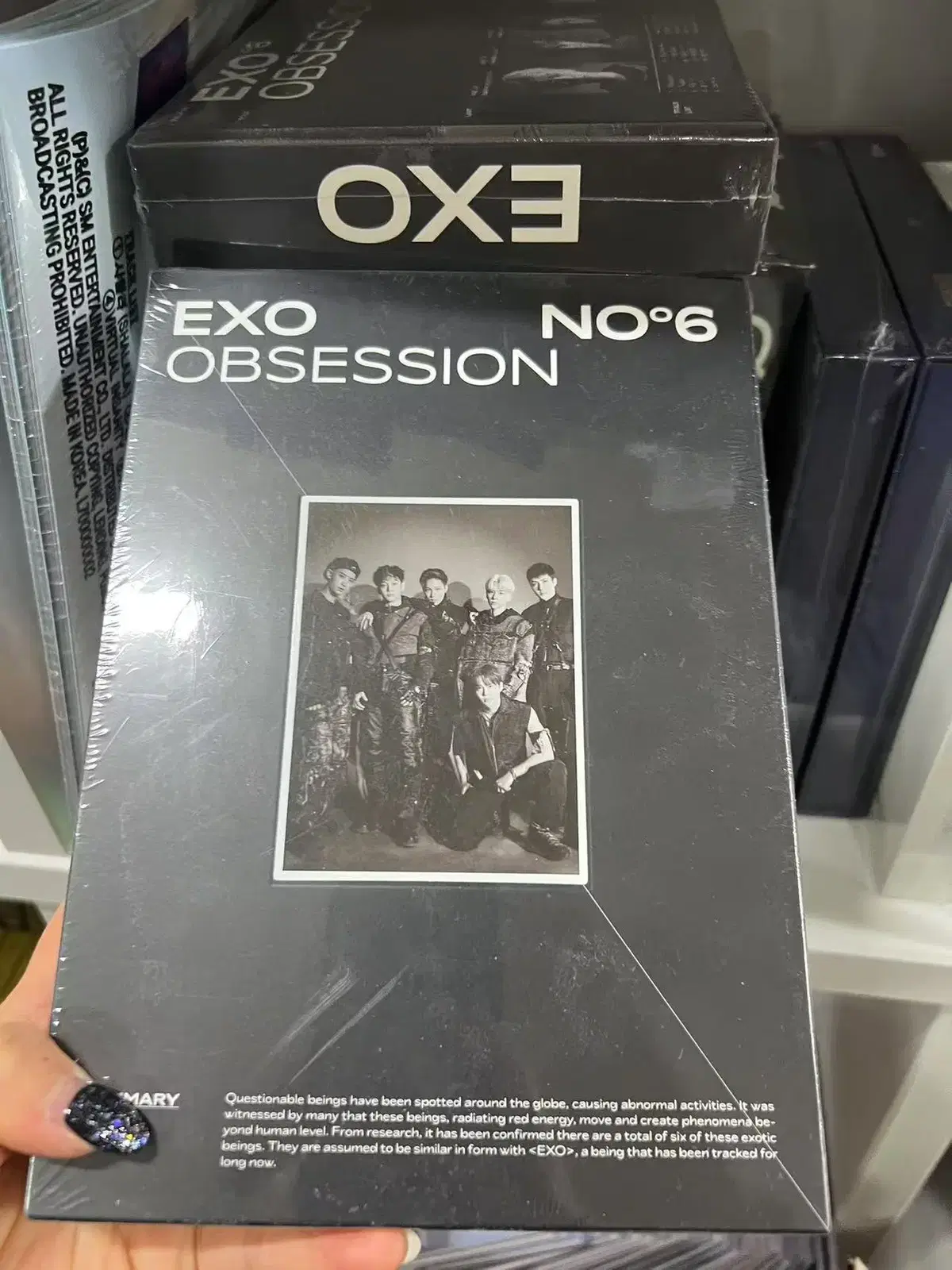 현물) 엑소 EXO 정규 6집 OBSESSION 버전 미개봉 앨범