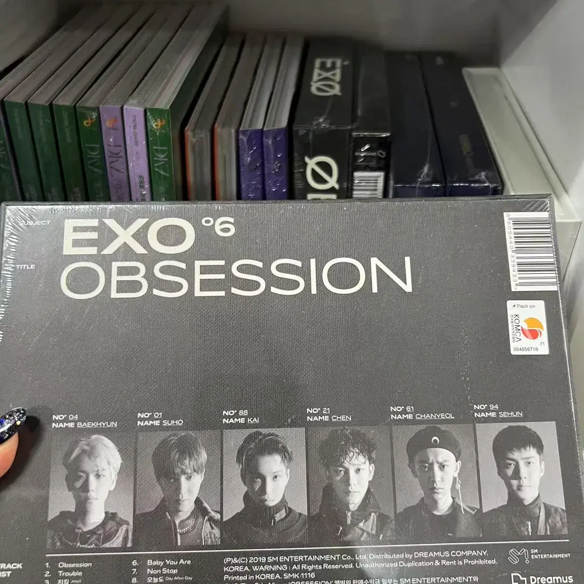 현물) 엑소 OBSESSION EXO & X-EXO 버전 미개봉 앨범