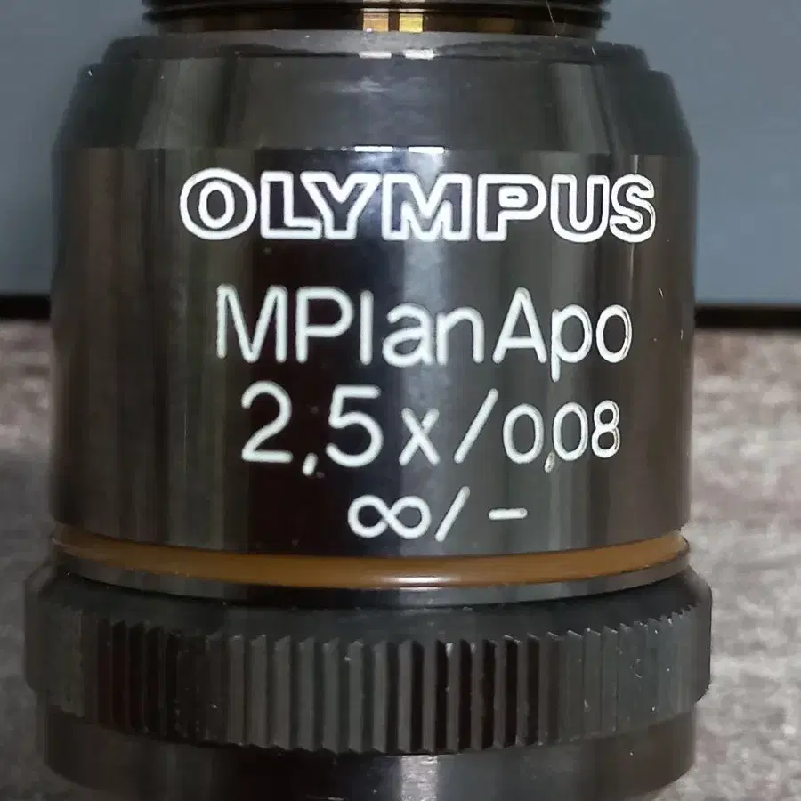 올림프스현미경 MPlan Apo 2.5x/0.08 대물렌즈