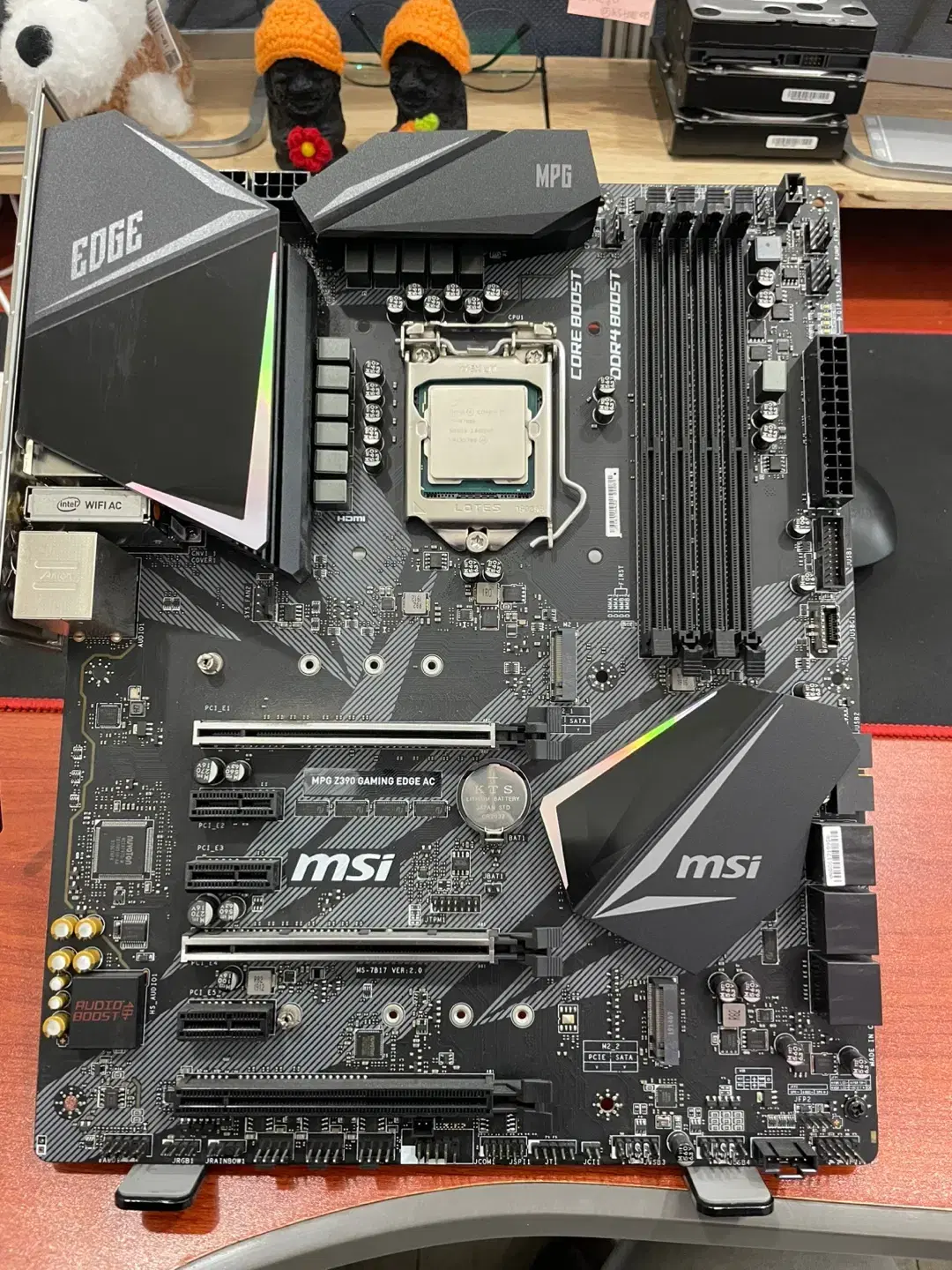 i7 9700K MSI MPG Z390 게이밍 엣지 AC 세트 판매합니다