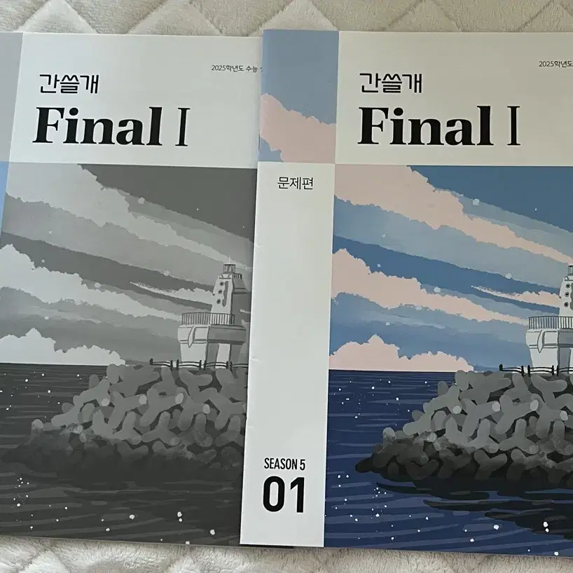 2025수능 간쓸개 시즌5 전권 일괄 17500원