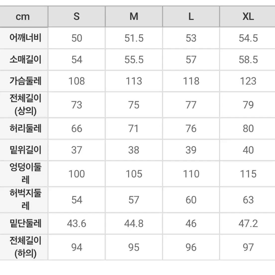 새옷) 스파오 먼가작고 따뜻한 잠옷(L/Xl)