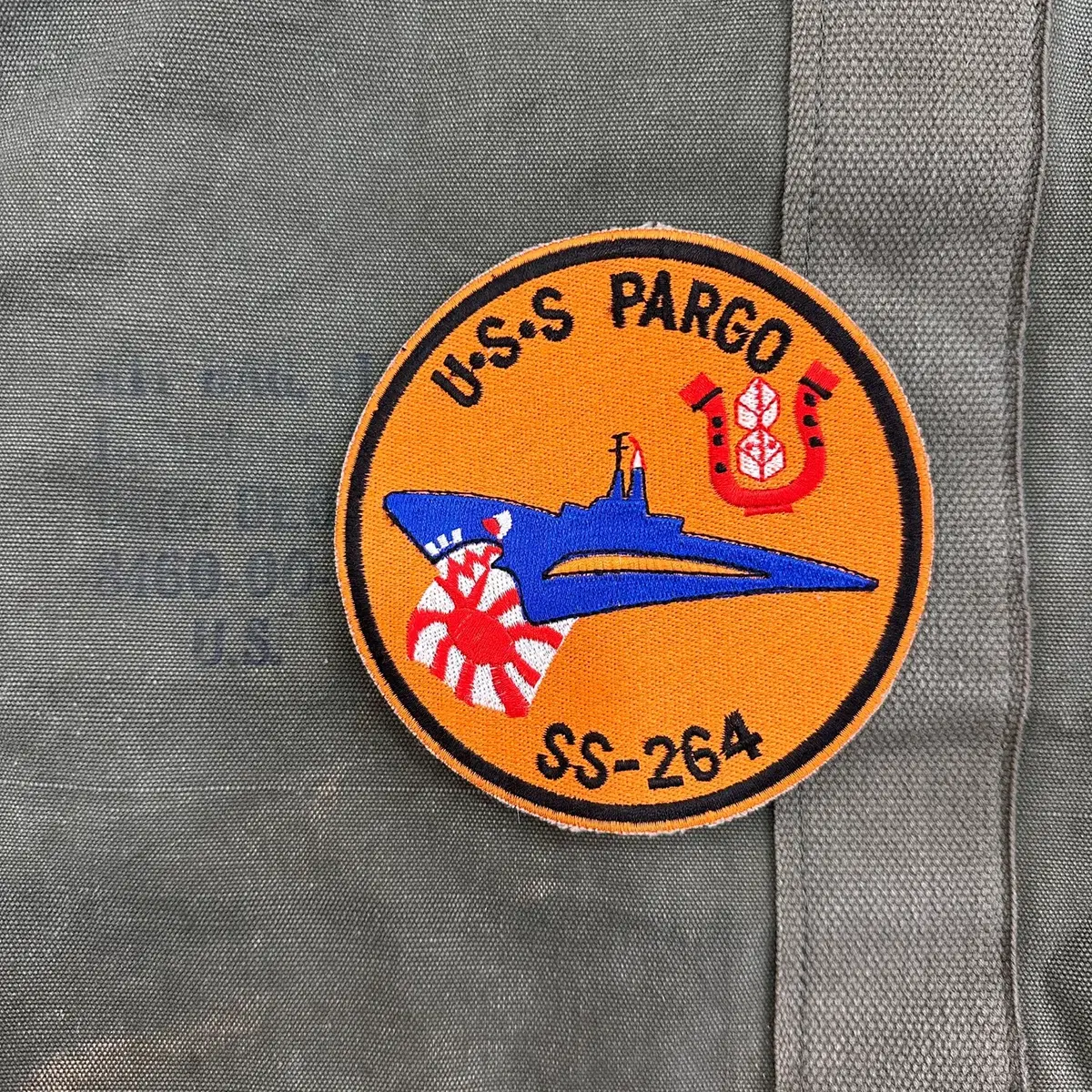 미군 uss pargo 패치 미사용품