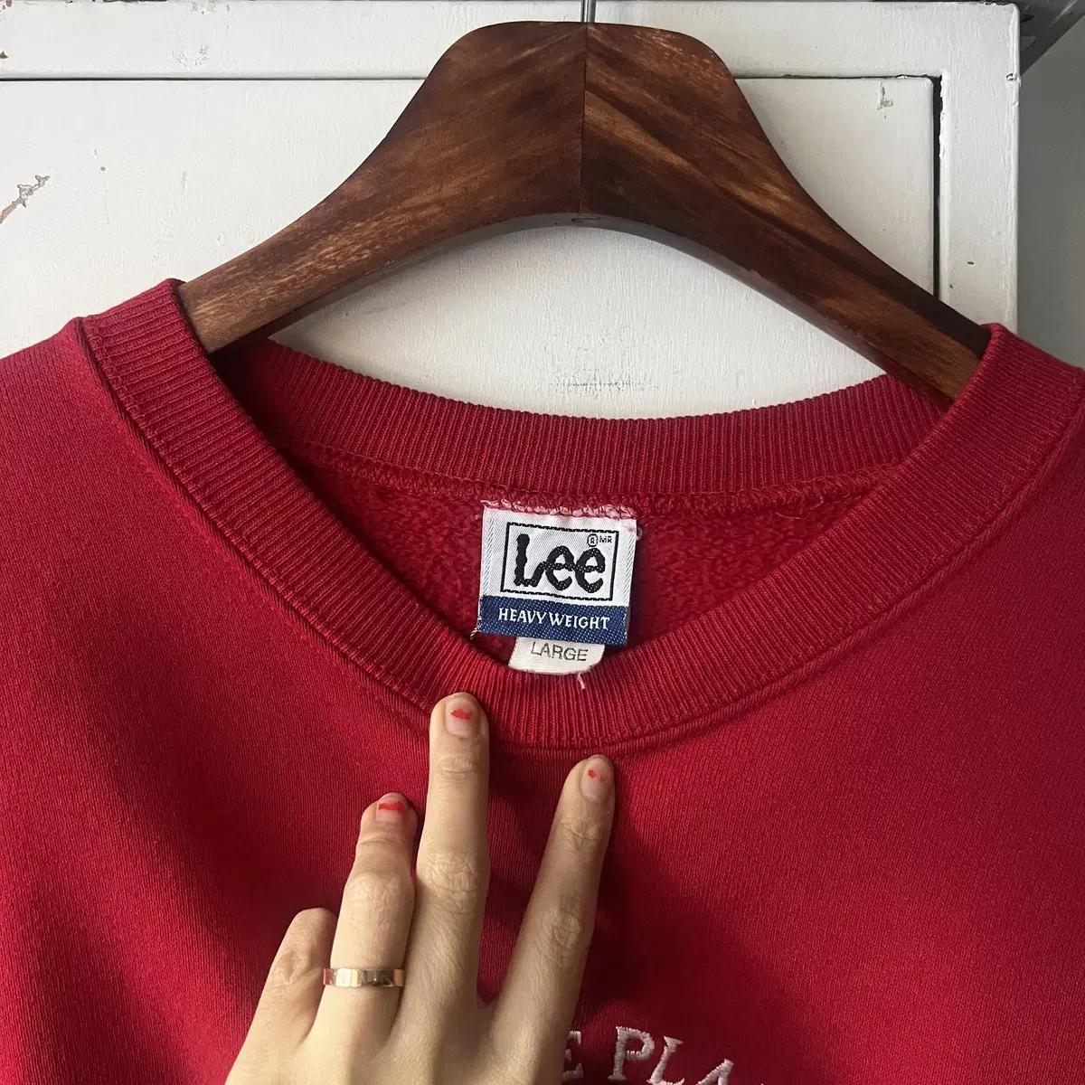 [L]90's Lee Made in USA 하드락카페 스웻셔츠