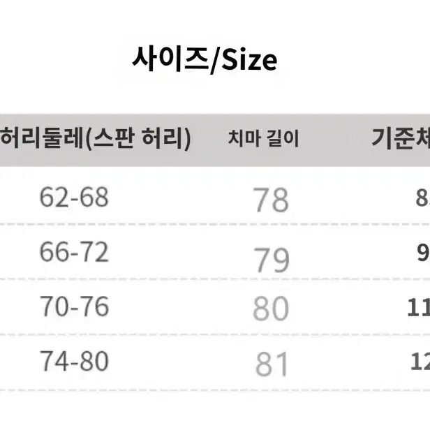 밴딩 롱 스커트 판매 (3 color)(새상품)