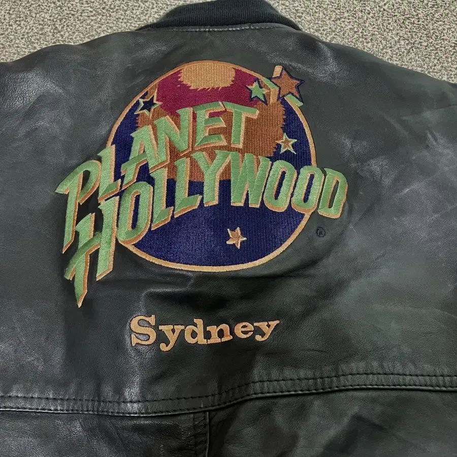 Planet Hollywood 가죽 점퍼 (양면)