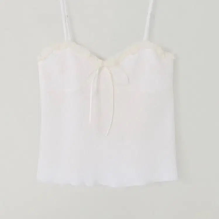 Tannat Frill tie bustier 타낫 프릴 타이 뷔스티에