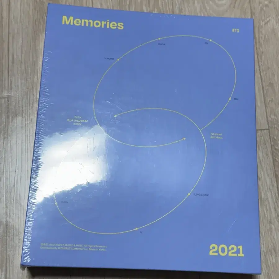 방탄소년단 2021 메모리즈 DVD(미개봉)