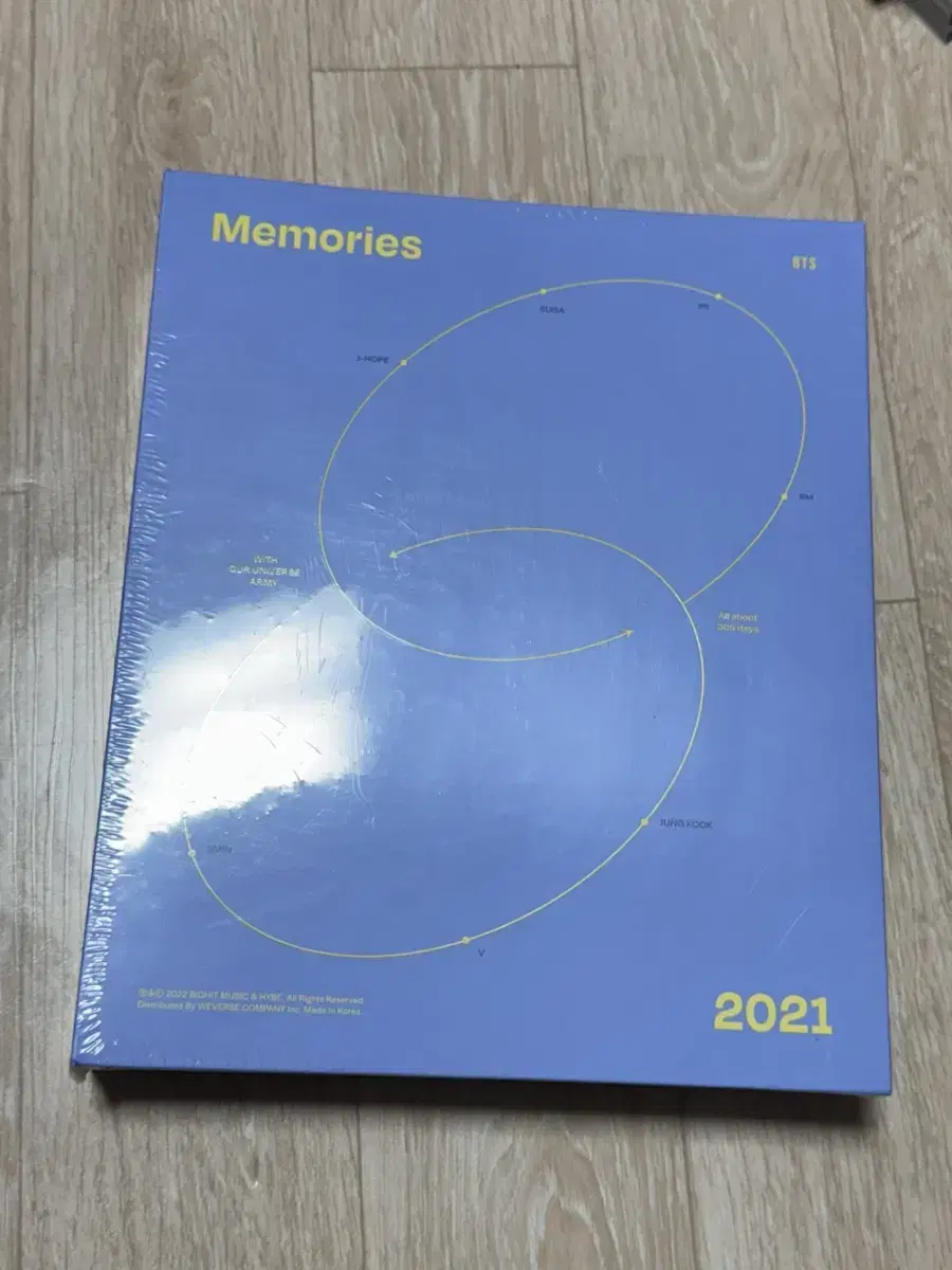 방탄소년단 2021 메모리즈 DVD(미개봉)