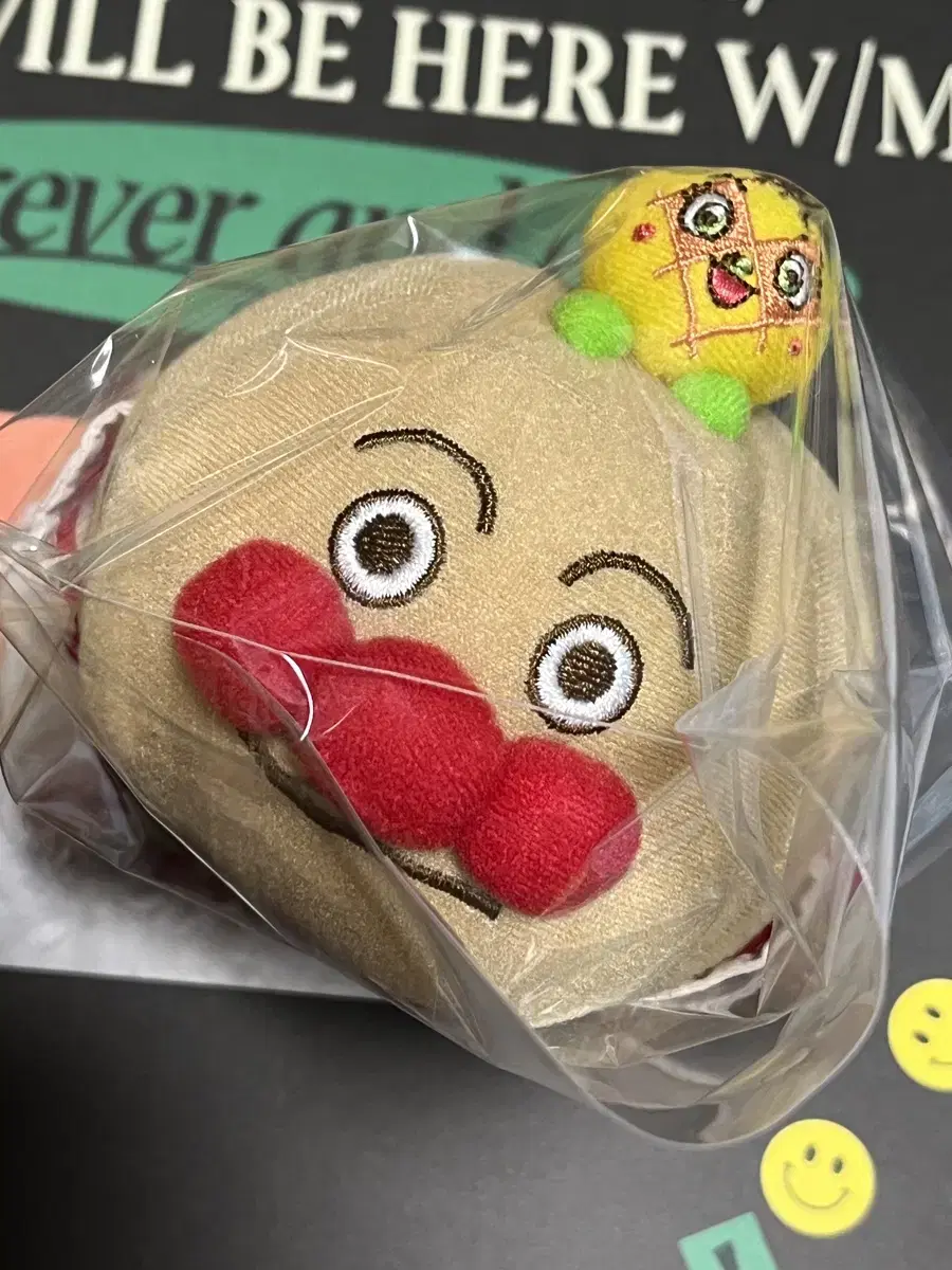 [Classics] Rare Fly, Anpanman Car Melon Bread Rattle Doll