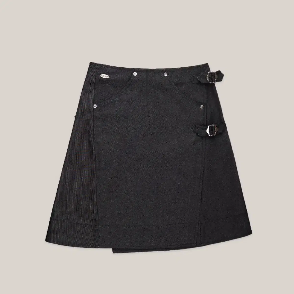 [새상품] 아우로 데님 랩 스커트 S DENIM WRAP SKIRT