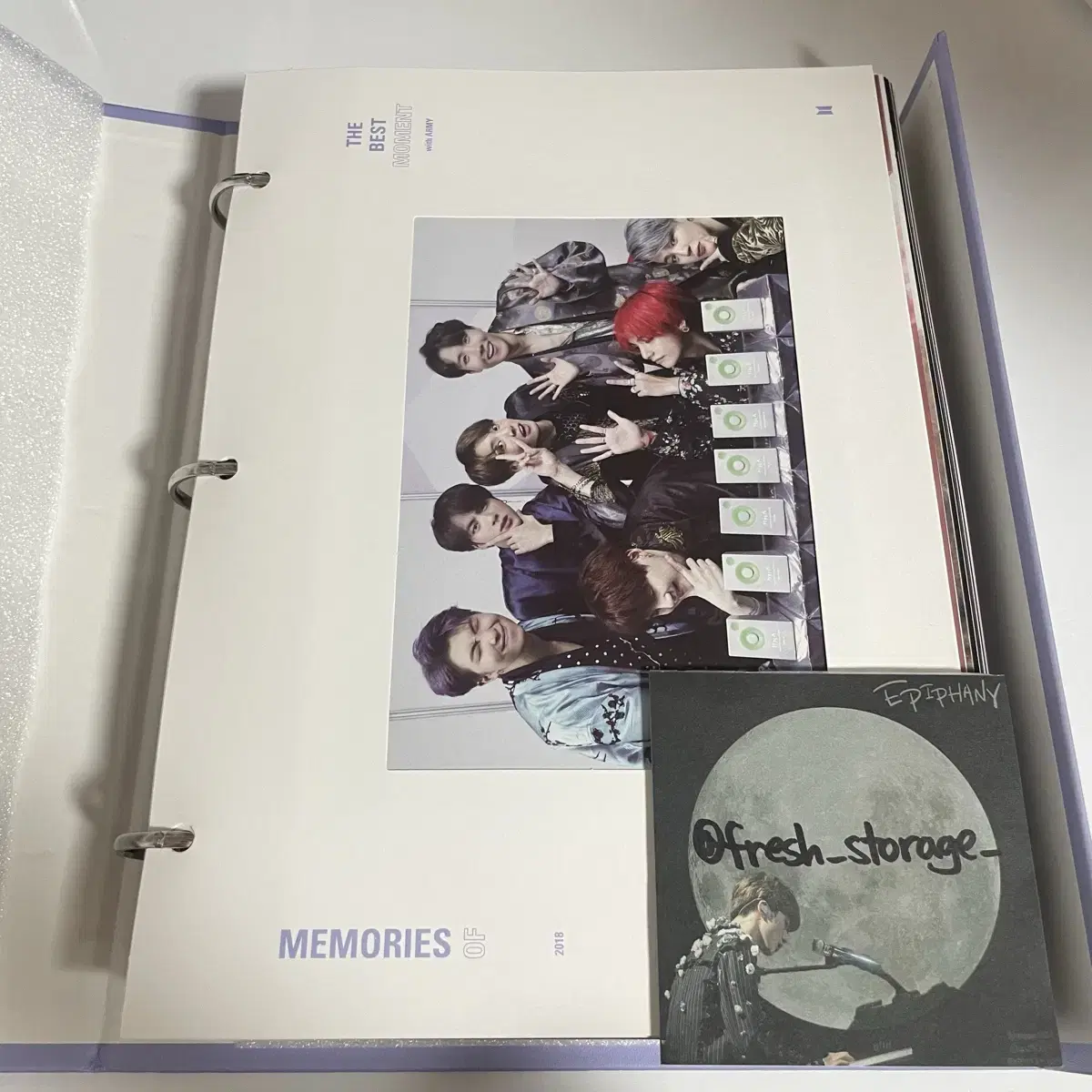 방탄소년단 2018 메모리즈 디비디 BTS DVD Memories