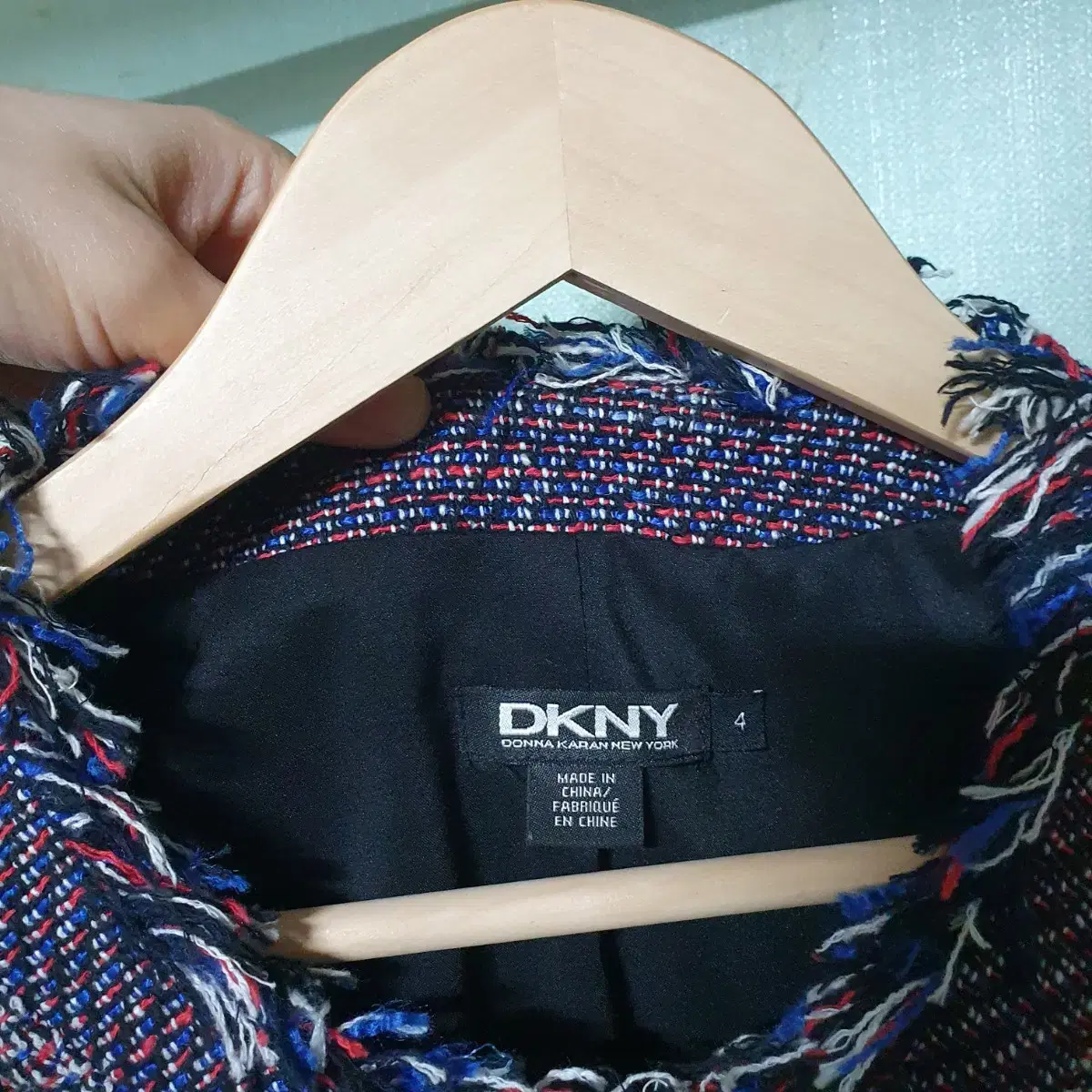 DKNY 트위드자켓 85~90